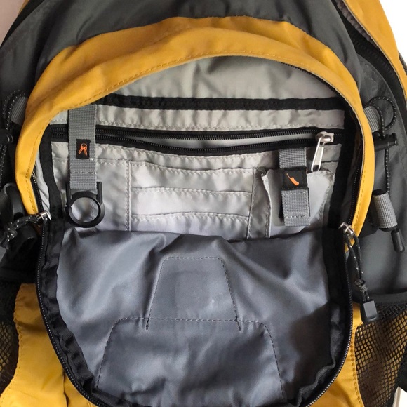 eddie bauer yellow backpack